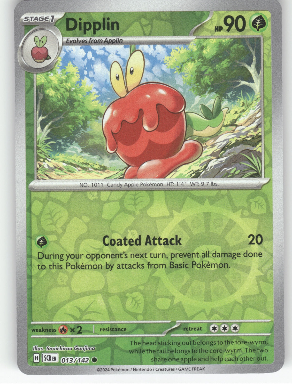 Dipplin Reverse Holo Common SV07: Stellar Crown 013/142 NM