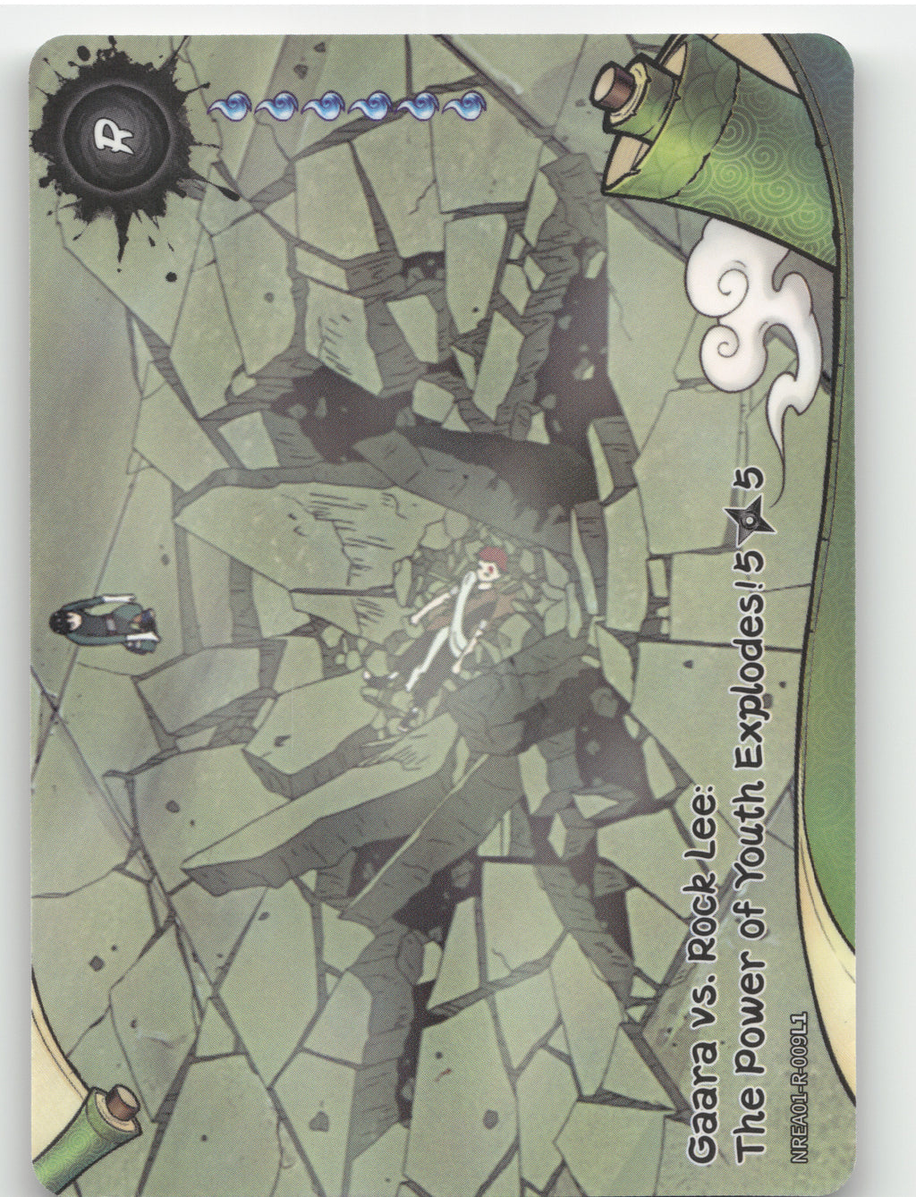 Gaara Vs. Rock Lee: The Power Of Youth Explodes!\n5/5 Base R Earth Scroll Series front