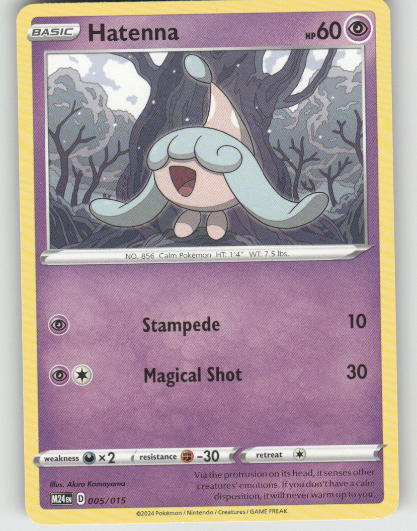 Hatenna Promo McDonald's Promos 2024 005/015 NM