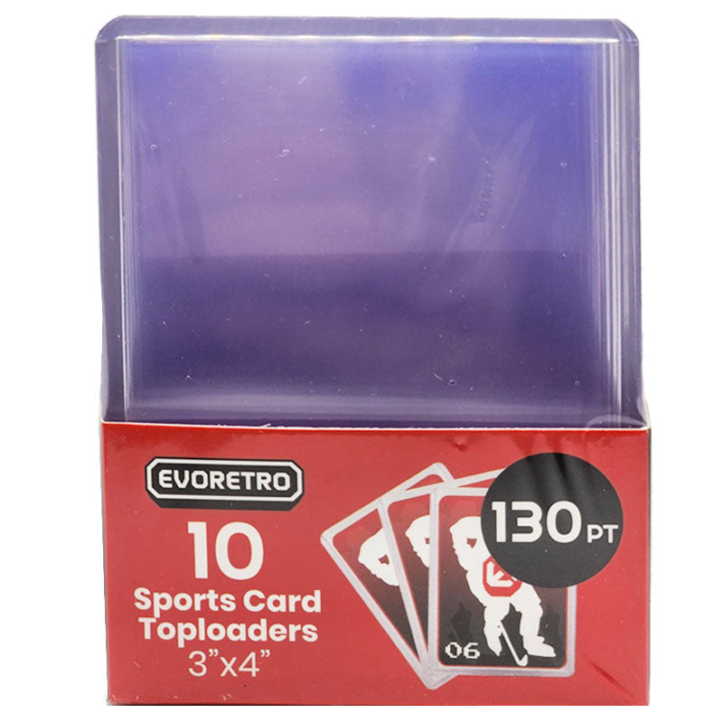 EVORETRO Topload Card Holder 3x4 130pt Pack of 10