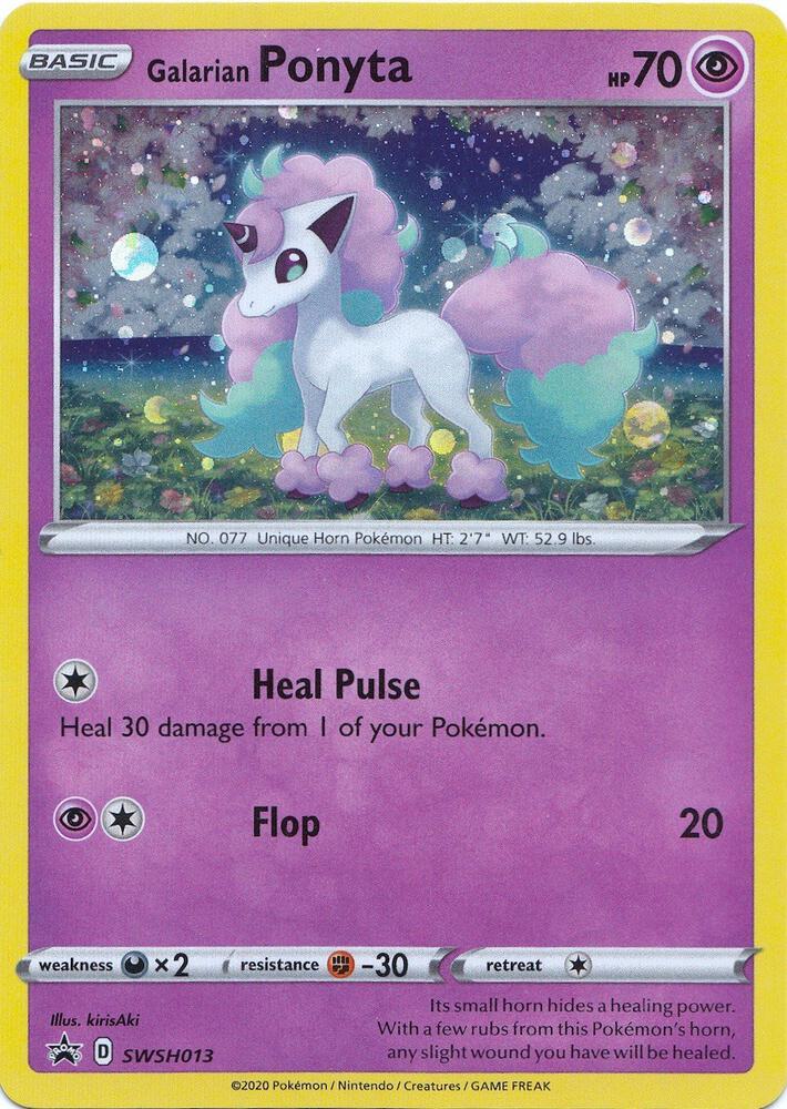Galarian Ponyta Holo Promo SWSH: Sword & Shield Promo Cards SWSH013 LP