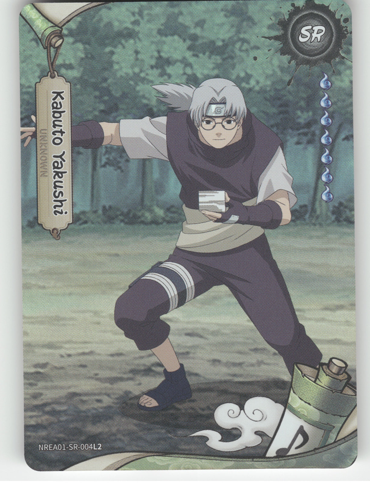 Kabuto Yakushi Base SR Earth Scroll Series 1 004L2 NM front