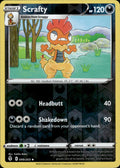 Scrafty Reverse Holo Uncommon SWSH07: Evolving Skies 099/203 NM