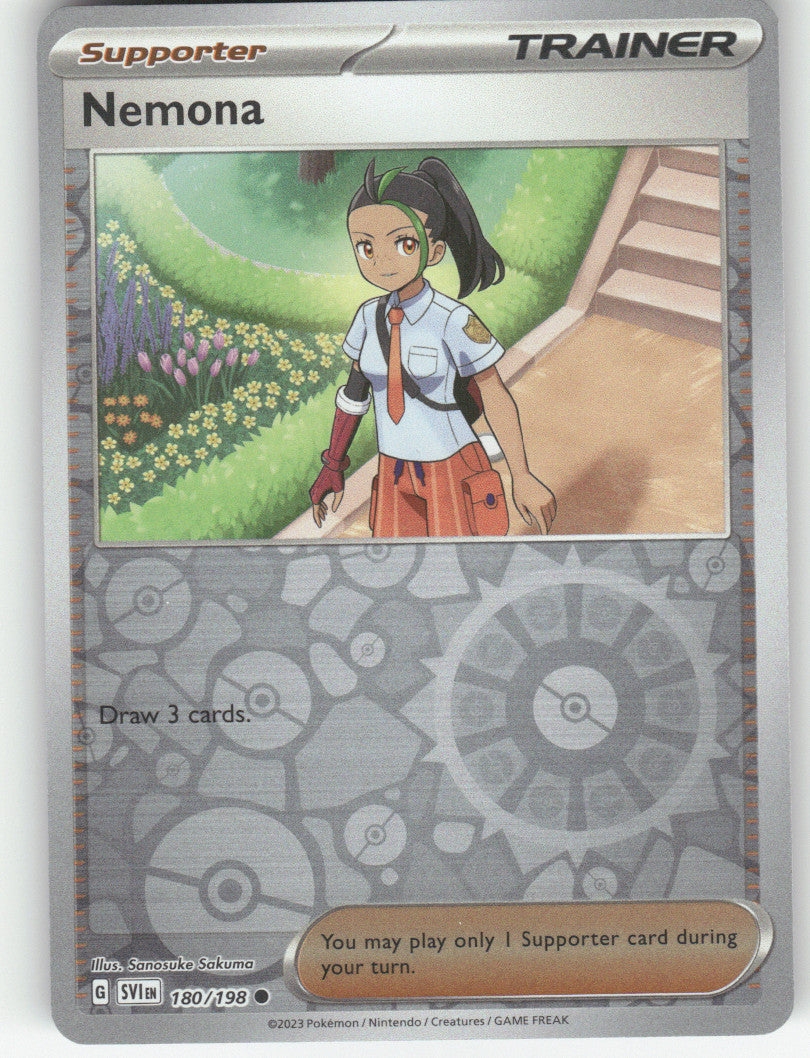 Nemona Reverse Holo Common SV01: Scarlet & Violet Base Set 180/198 NM