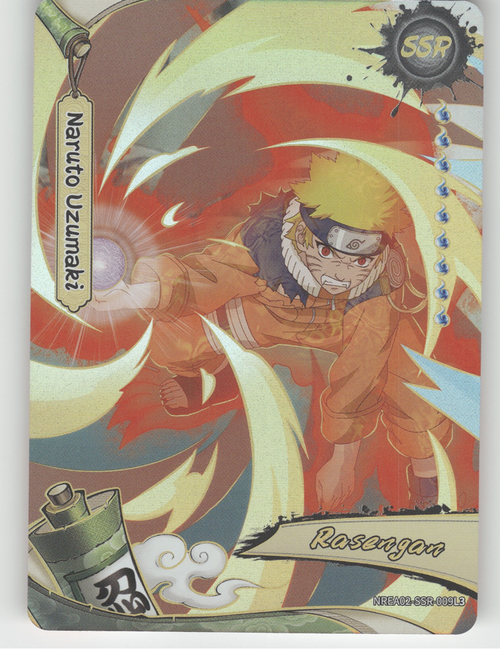 Naruto Uzumaki Base SSR Earth Scroll Series 2 009L3 NM front