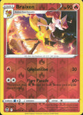 Braixen Reverse Holo Uncommon SWSH12: Silver Tempest 026/195 NM