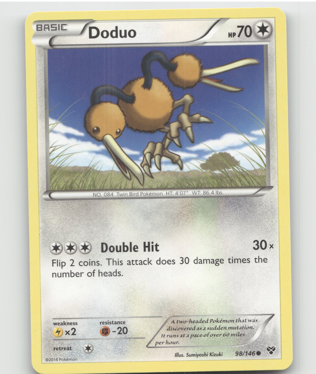 Doduo Common XY Base Set 98/146 LP