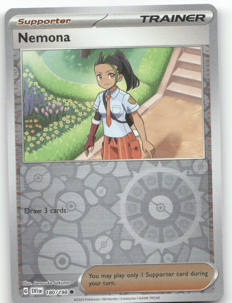 Nemona Reverse Holo Common SV01: Scarlet & Violet Base Set 180/198 NM