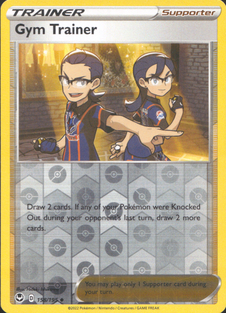 Gym Trainer Reverse Holo Uncommon SWSH12: Silver Tempest 158/195 NM