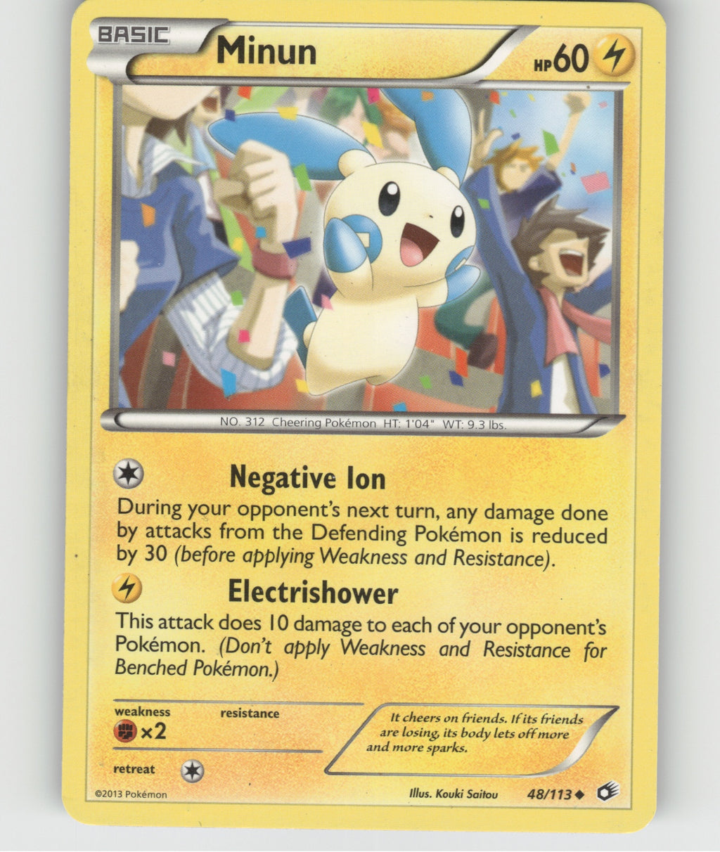 Minun Uncommon Legendary Treasures 48/113 NM
