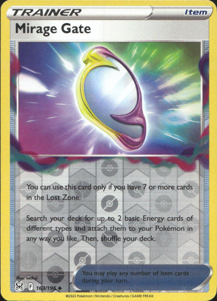 Mirage Gate Reverse Holo Uncommon SWSH11: Lost Origin 163/196 NM