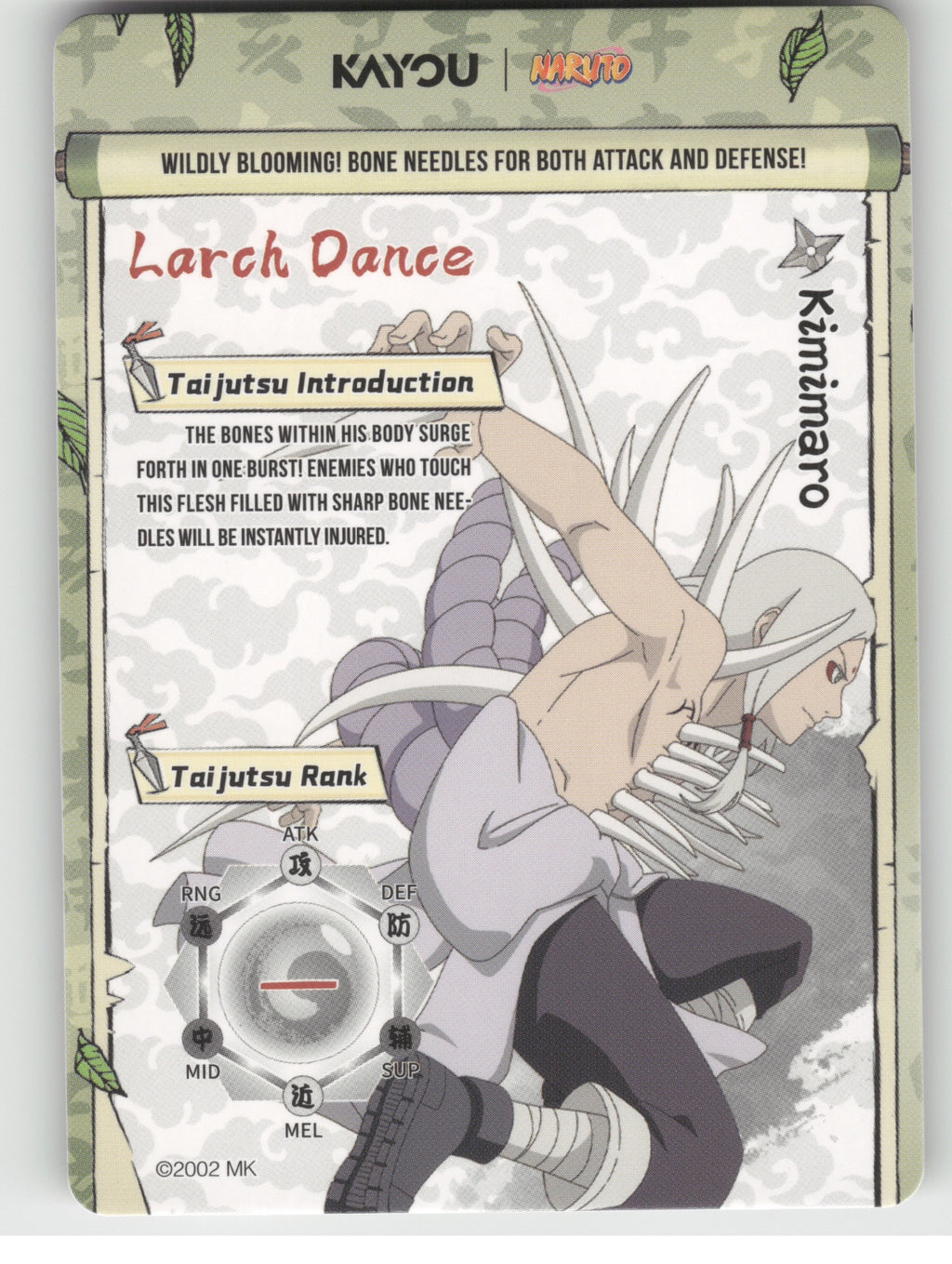 Kimimaro Base SSR Earth Scroll Series 2 007L3 NM back