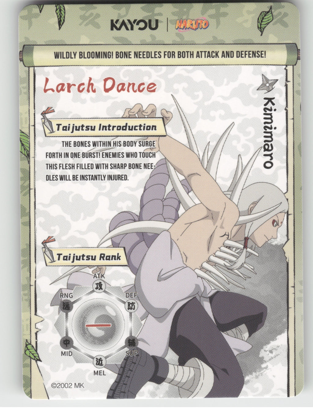 Kimimaro Base SSR Earth Scroll Series 2 007L3 NM back