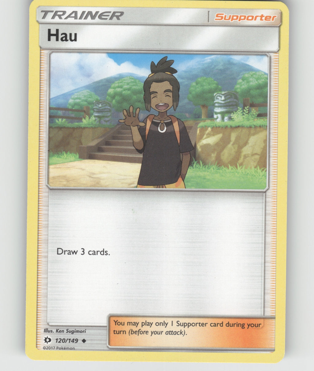 Hau Uncommon SM Base Set 120/149 NM