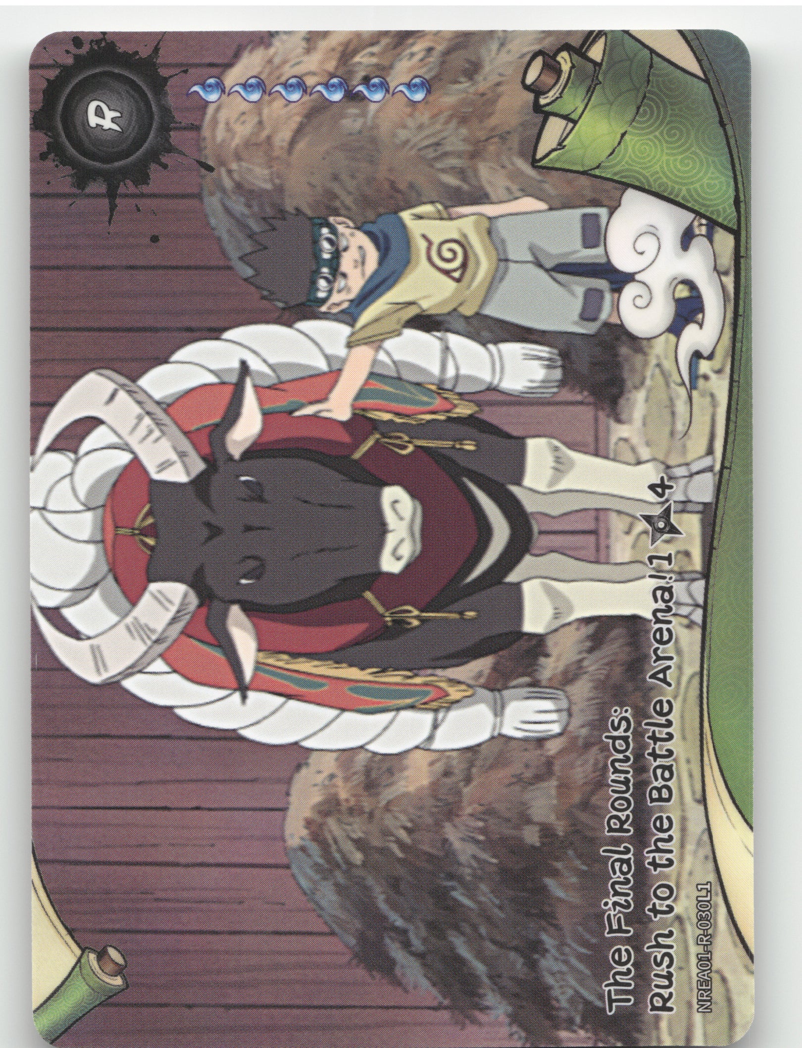 The Final Rounds: Rush To The Battle Arena!\n1/4 Base R Earth Scroll Series 1 03 front