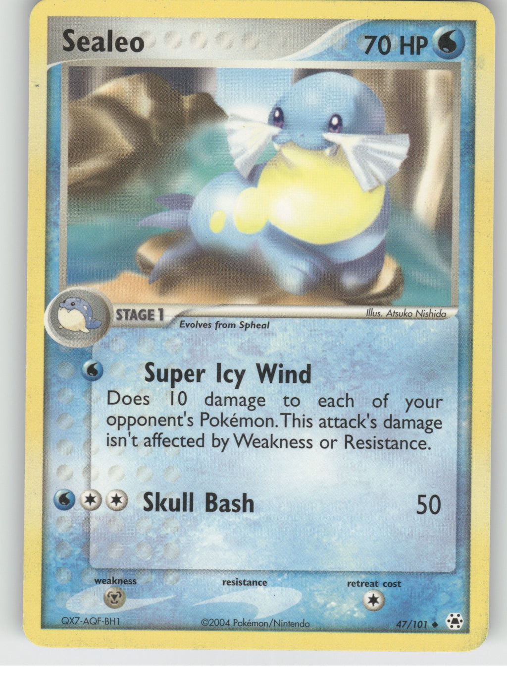 Sealeo Uncommon EX Hidden Legends 47/101 NM
