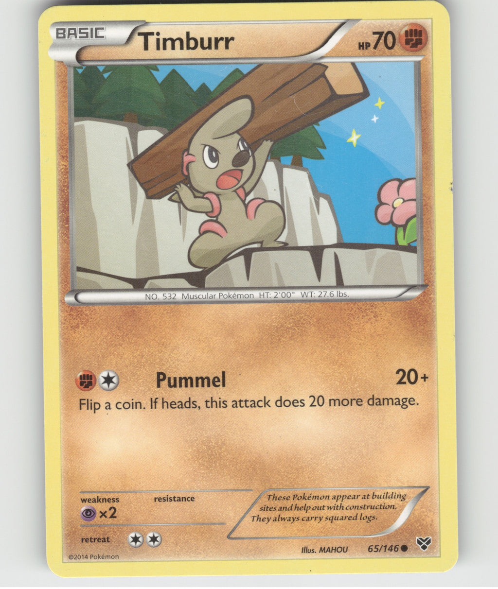 Timburr Common XY Base Set 65/146 LP
