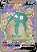 Garbodor V (Full Art) Holo Ultra Rare SWSH07: Evolving Skies 190/203 NM