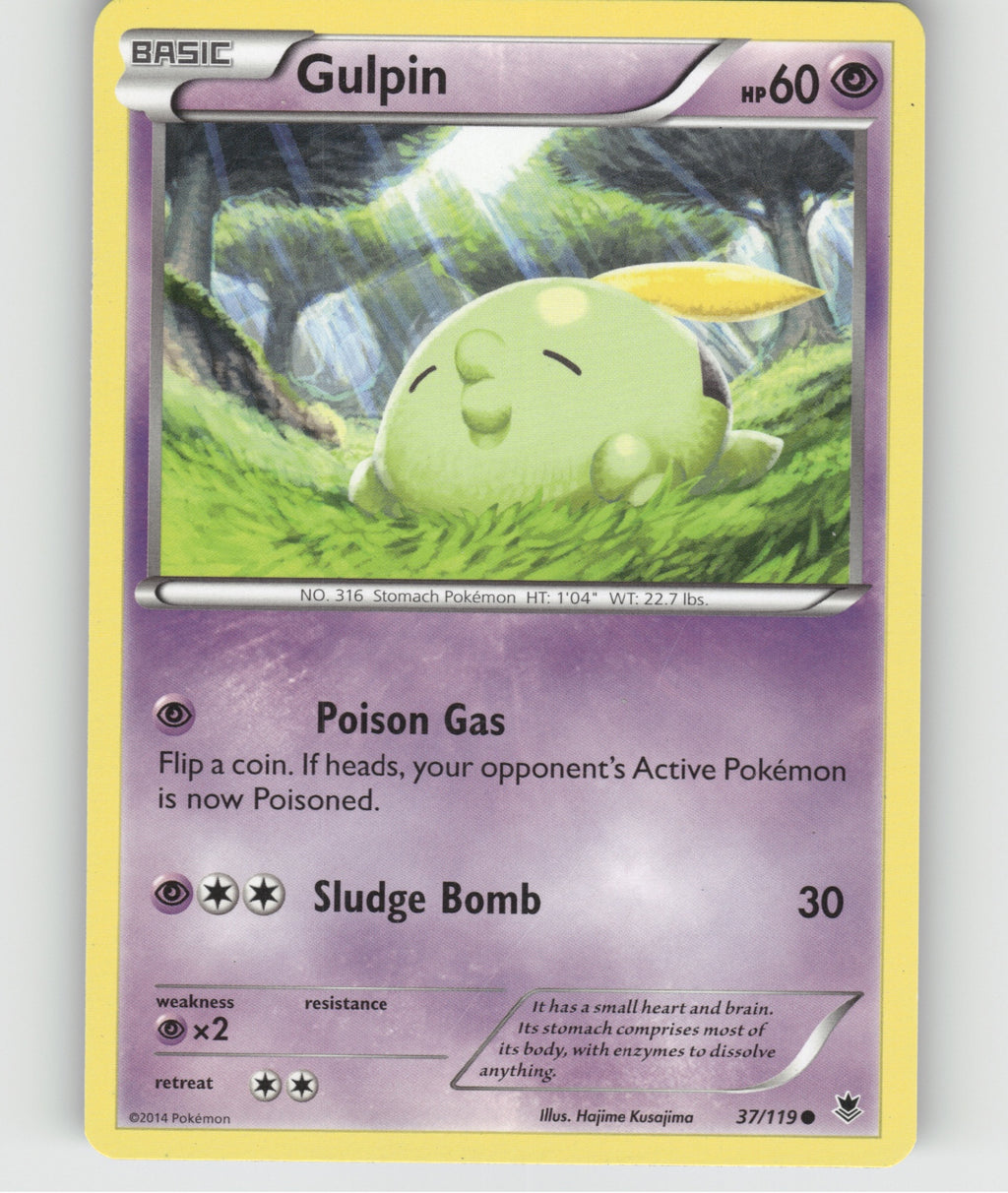 Gulpin Common XY - Phantom Forces 37/119 NM