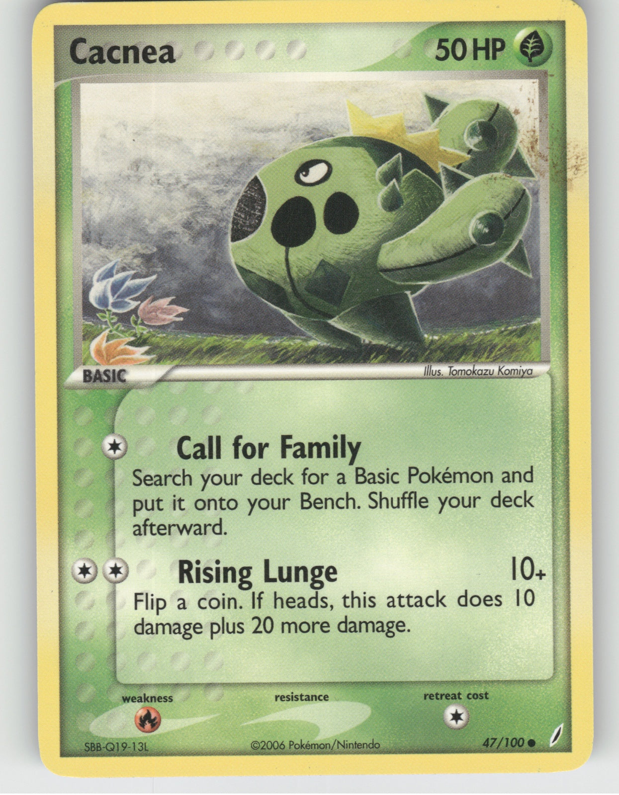 Cacnea Common EX Crystal Guardians 47/100 NM