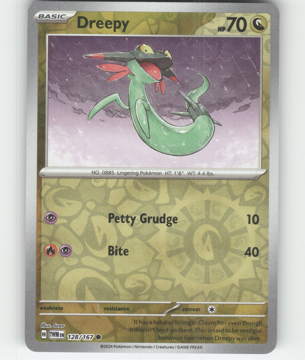 Dreepy Common SV06: Twilight Masquerade 128/167 NM
