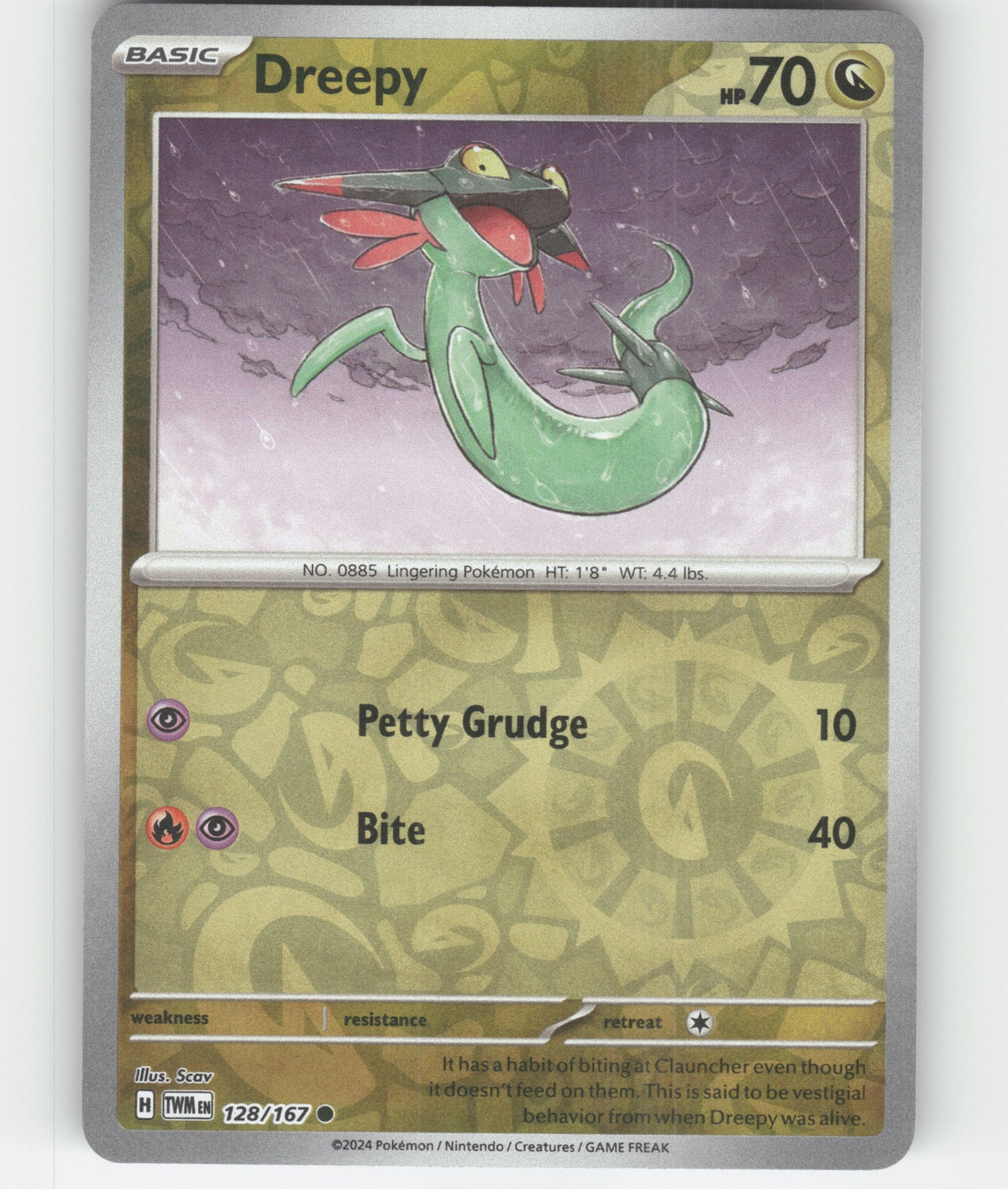 Dreepy Common SV06: Twilight Masquerade 128/167 NM