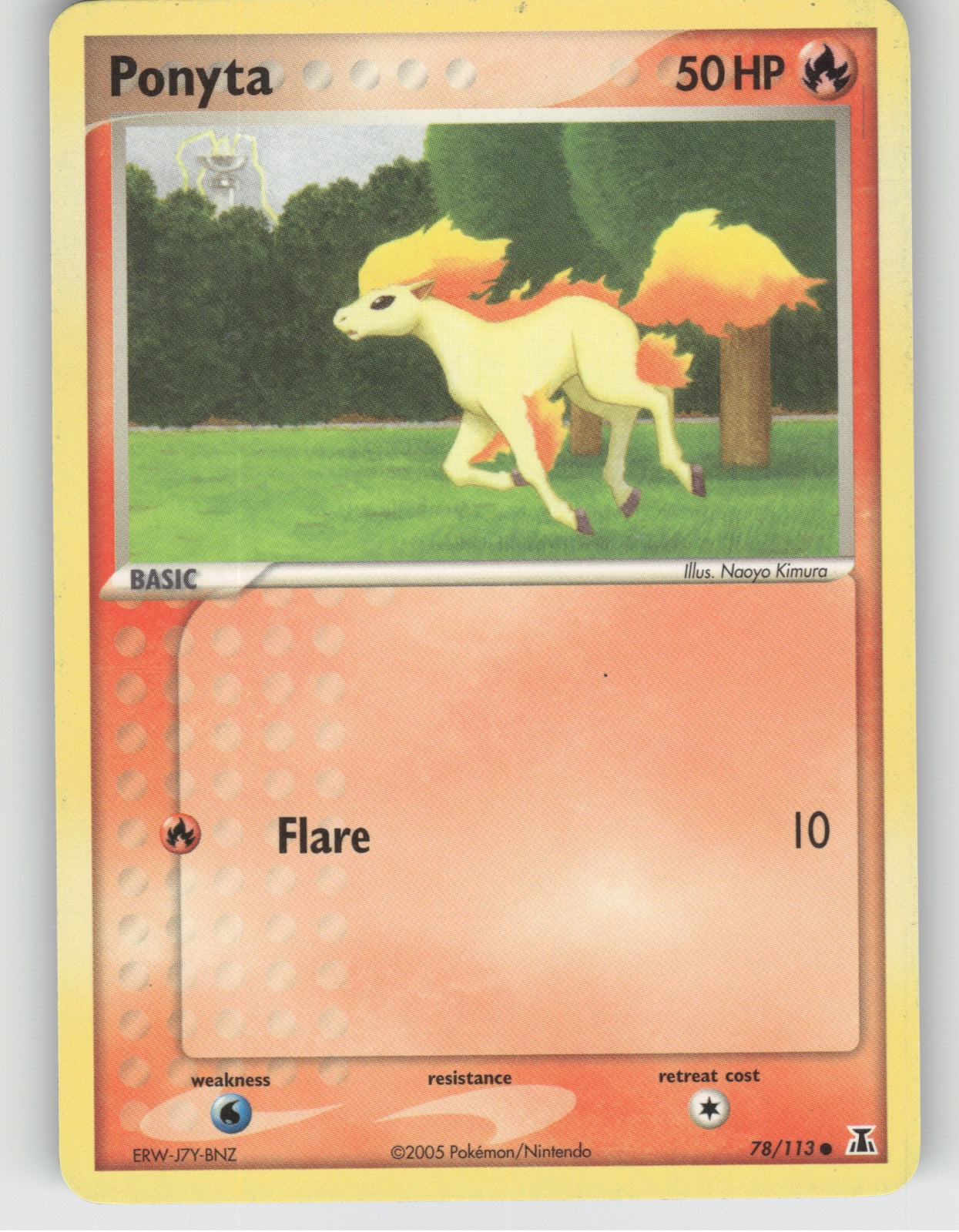 Ponyta Common EX Delta Species 78/113 NM