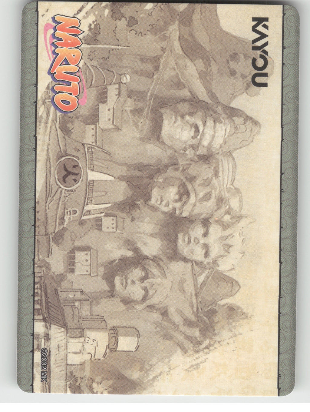 Gotta See! Gotta Know! Kakashi Sensei’s True Face!\n3/5 Base R Earth Scroll Seri (Back)