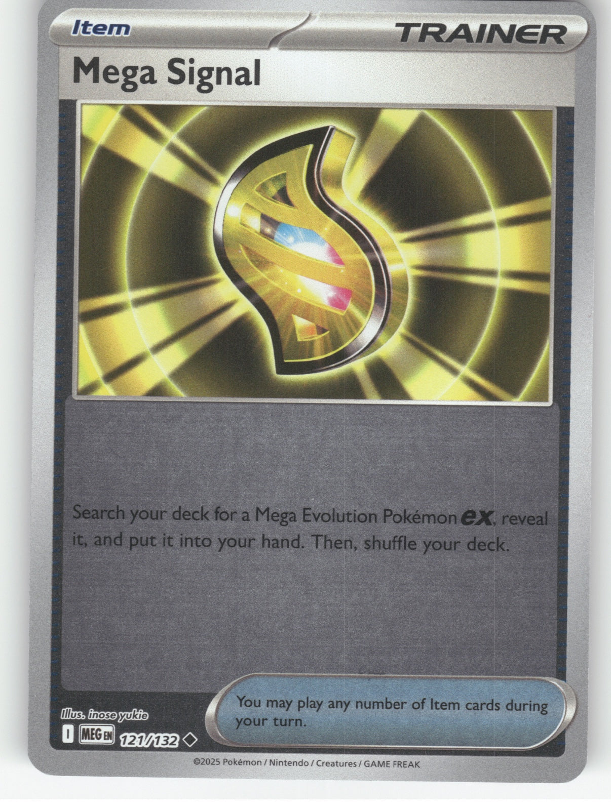 Mega Signal - Reverse Holo Uncommon ME01: Mega Evolution 121/132 NM