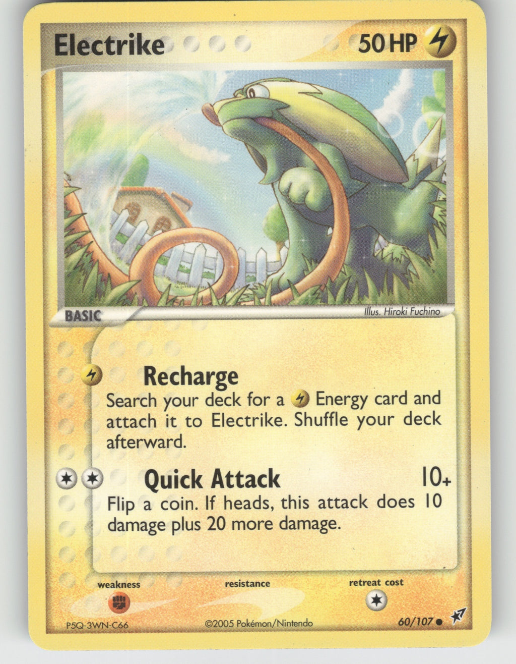 Electrike - 060/107 Common EX Deoxys 60/107 NM