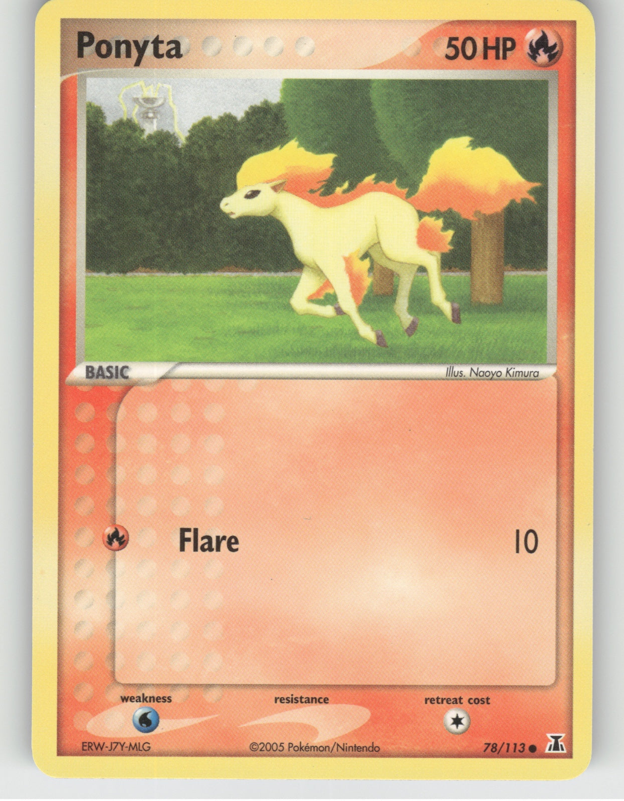 Ponyta Common EX Delta Species 78/113 NM