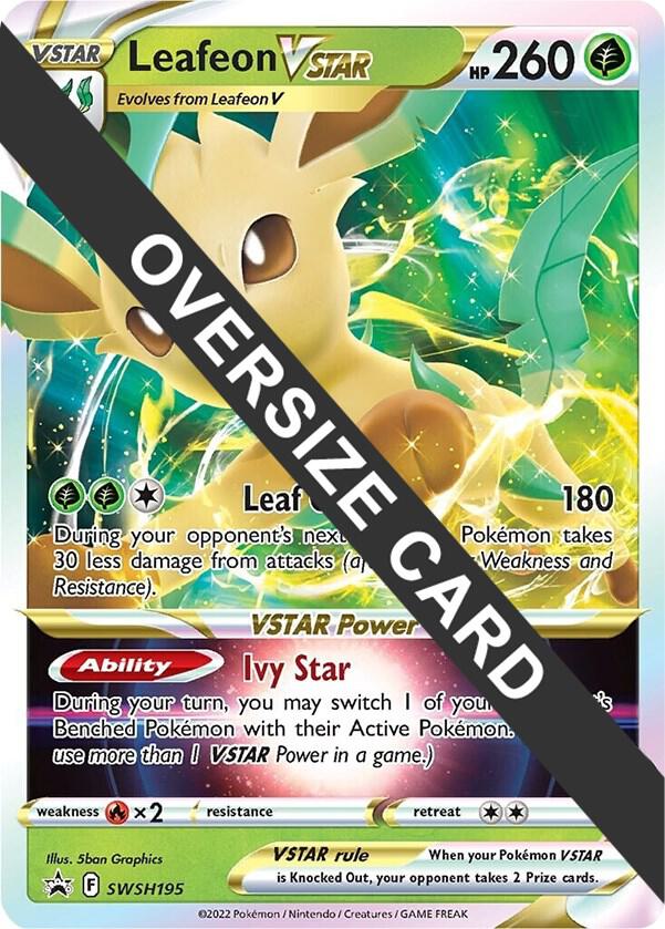 Leafeon VSTAR Holo Promo Jumbo Cards SWSH195 NM