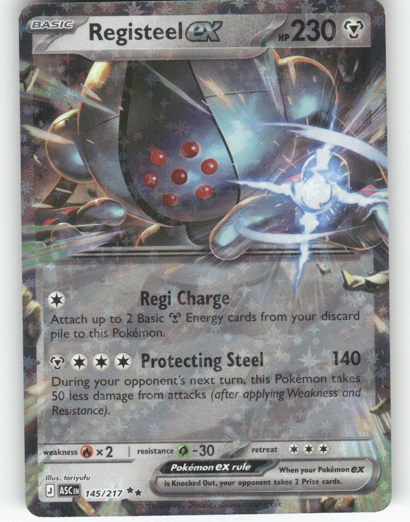 Registeel ex Holo Double Rare ME: Ascended Heroes 145/217 NM