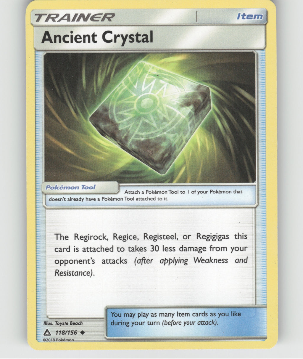 Ancient Crystal Uncommon SM - Ultra Prism 118/156 NM