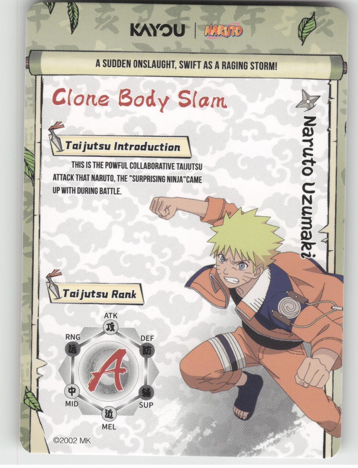 Naruto Uzumaki Base SSR Earth Scroll Series 1 008L3 NM back
