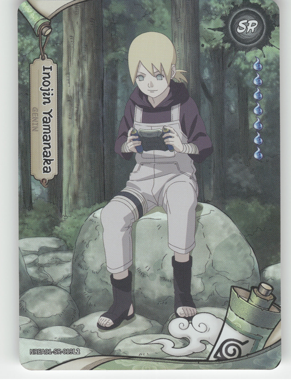 Inojin Yamanaka Base SR Earth Scroll Series 1 019L2 NM front