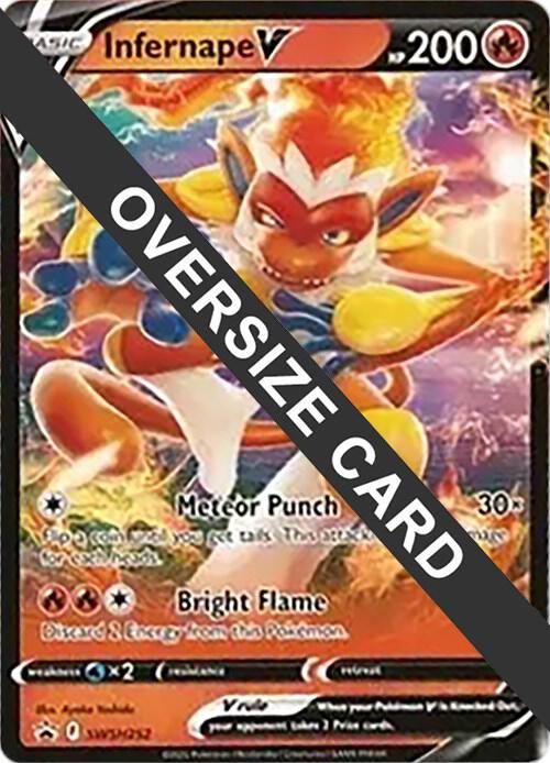 Infernape V - SWSH252 Holo Promo Jumbo Cards SWS252 NM