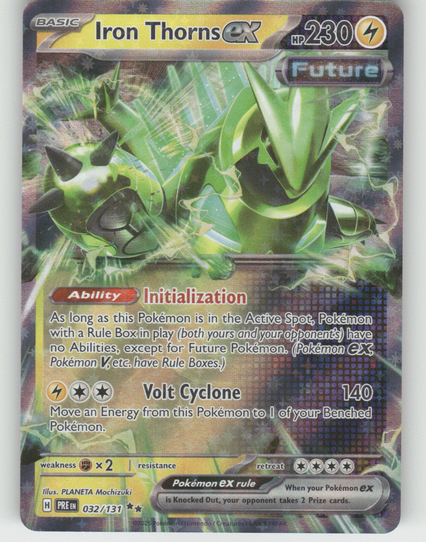 Iron Thorns ex Holo Double Rare SV: Prismatic Evolutions 032/131 NM