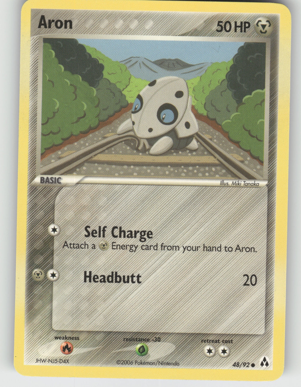 Aron Common EX Legend Maker 48/92 NM
