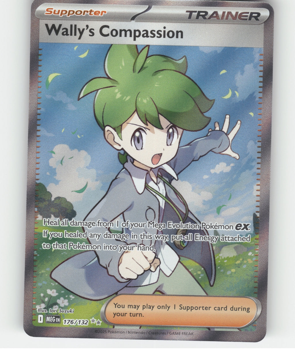 Wally's Compassion Holo Ultra Rare ME01: Mega Evolution 176/132 NM
