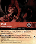 Scar - Shameless Firebrand Cold Foil Rare The First Chapter 123/204 NM