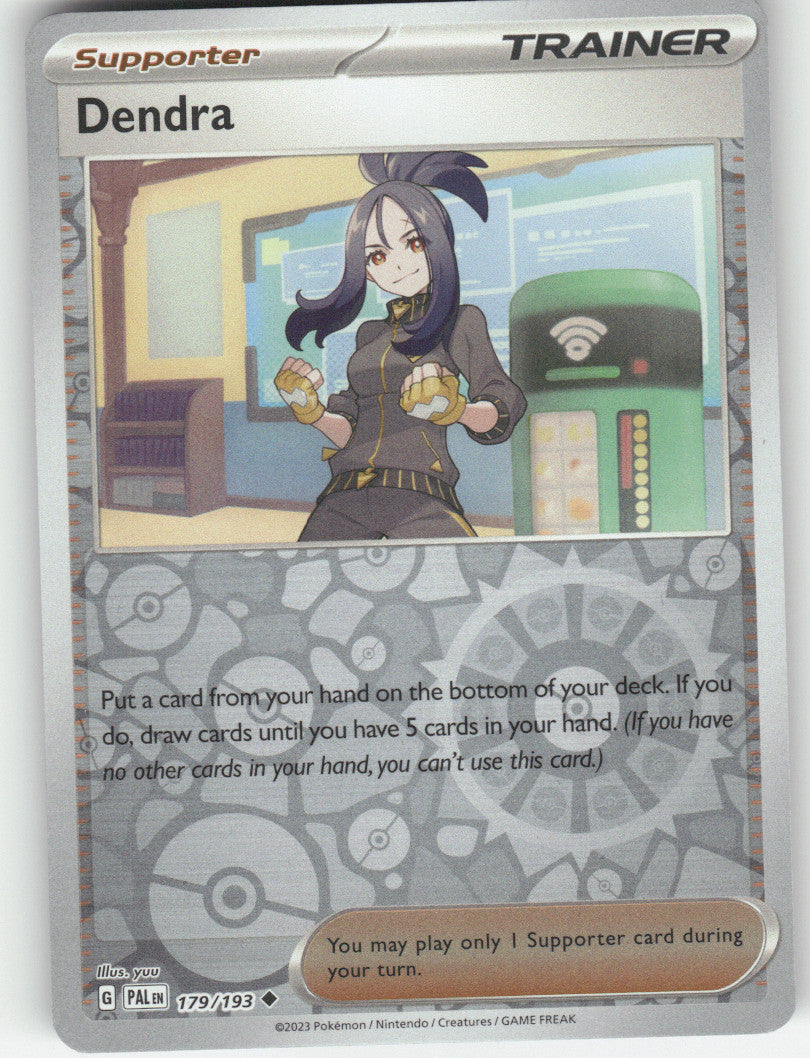 Dendra Reverse Holo Uncommon SV02: Paldea Evolved 179/193 NM