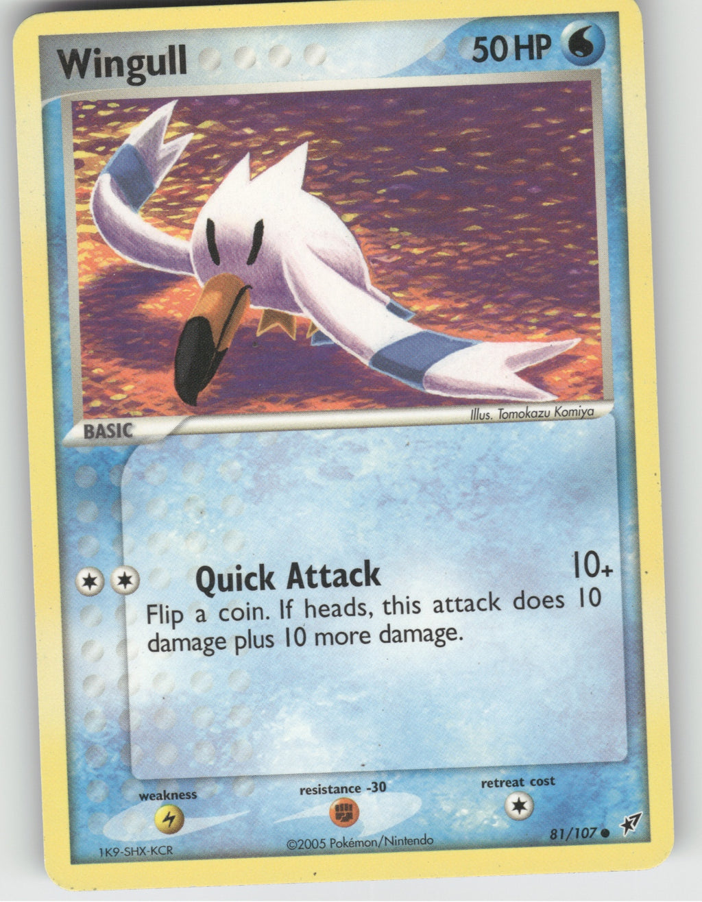 Wingull Common EX Deoxys 81/107 NM