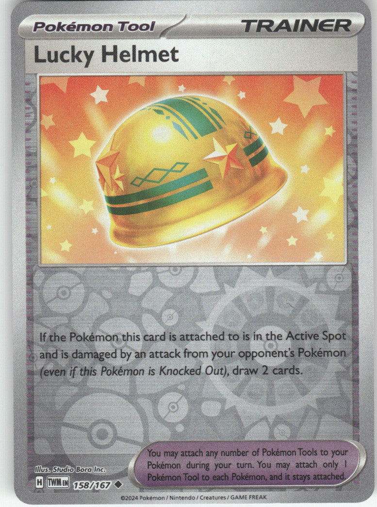 Lucky Helmet Reverse Holo Uncommon SV06: Twilight Masquerade 158/167 NM