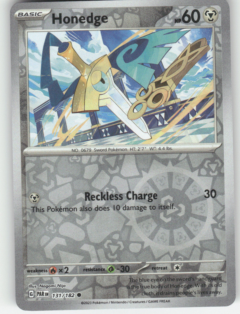 Honedge Reverse Holo Common SV04: Paradox Rift 131/182 NM