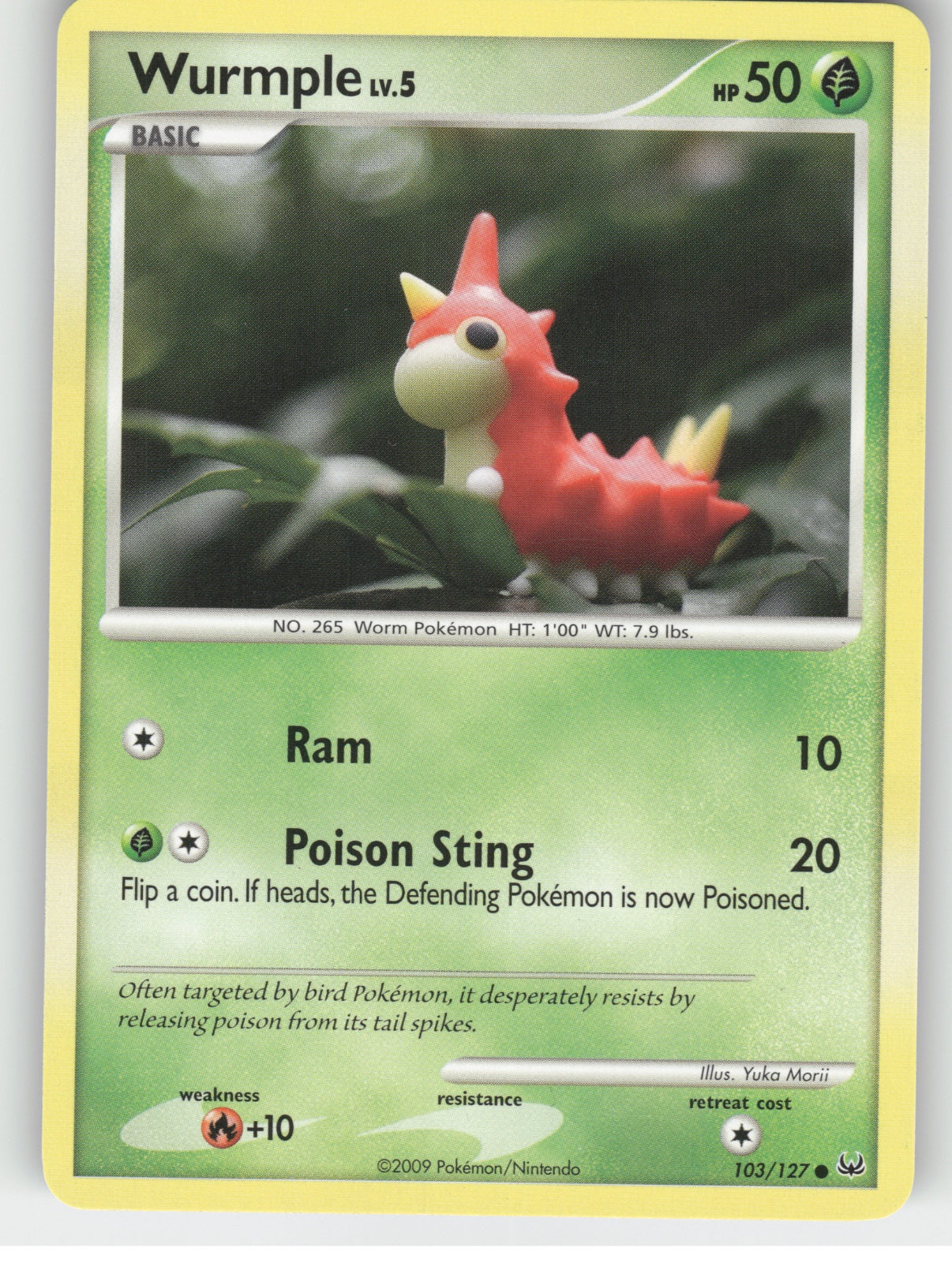Wurmple Common Platinum 103/127 NM
