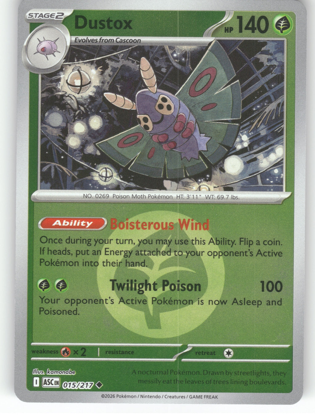 Erika's Tangela - (Energy Symbol Pattern) Reverse Holo Common ME: Ascended Heroe
