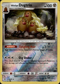 Alolan Dugtrio Reverse Holo Holo Rare SM Base Set 87/149 NM