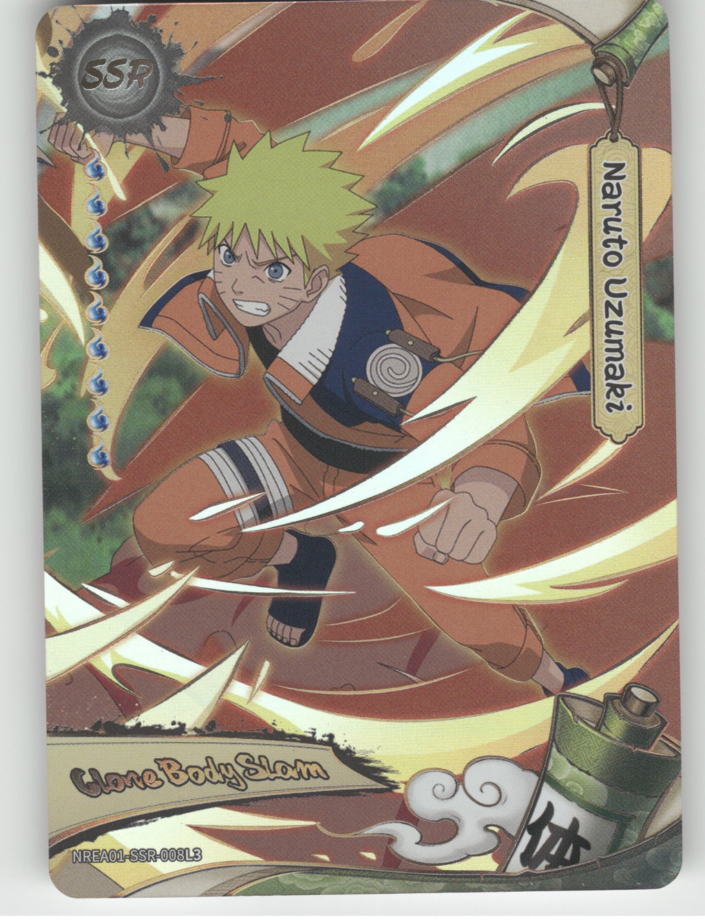 Naruto Uzumaki Base SSR Earth Scroll Series 1 008L3 NM front