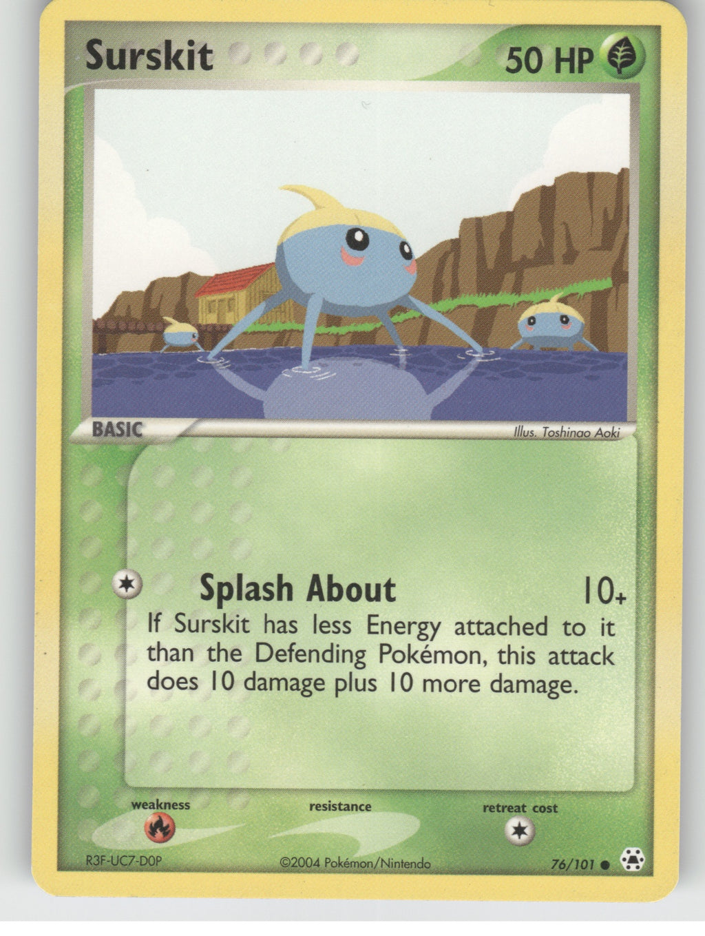 Surskit Common EX Hidden Legends 76/101 NM